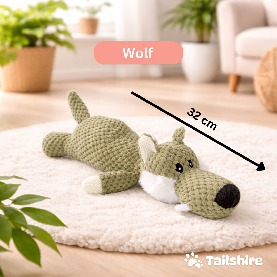 Wolf squeaky toy 32 cm