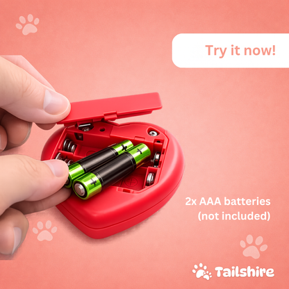 2x AAA batteries (not included)