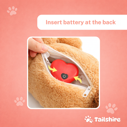 Insert battery at the back