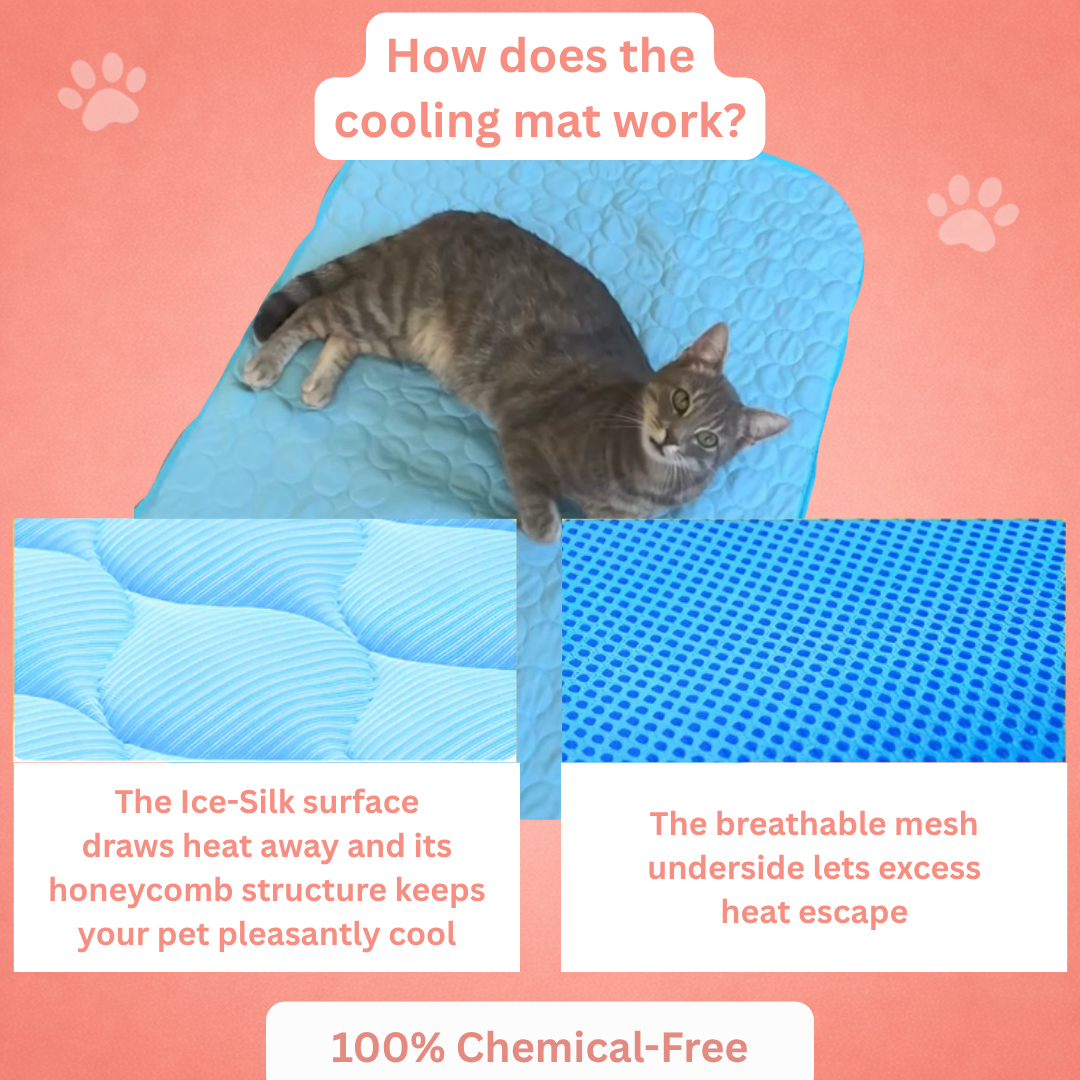 How does the cooling mat work?