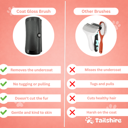 Coat Gloss Brush vs other brushes