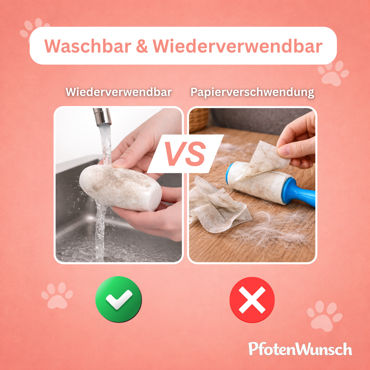 Lint roller for cats & dogs