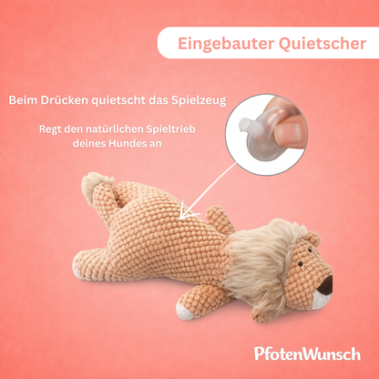 Stuffed animal with squeaker