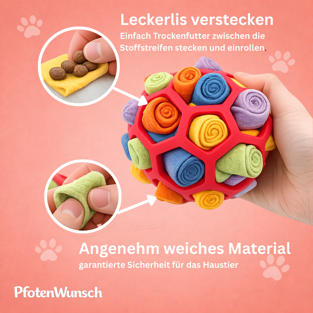 Snuffle ball for dogs
