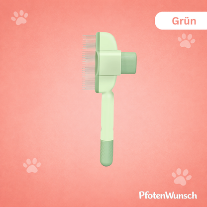 One-click detangling brush