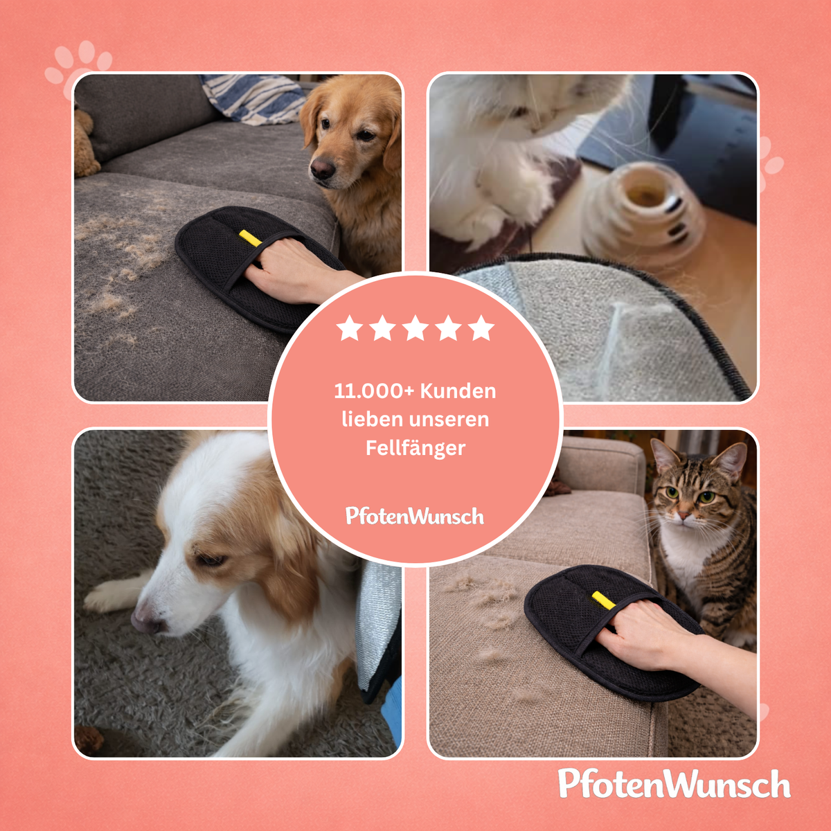 Fur catcher for cats & dogs