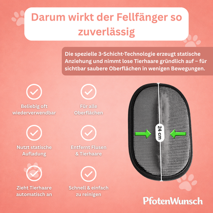 Fur catcher for cats & dogs