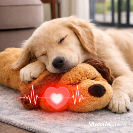 Cuddle buddy with heartbeat